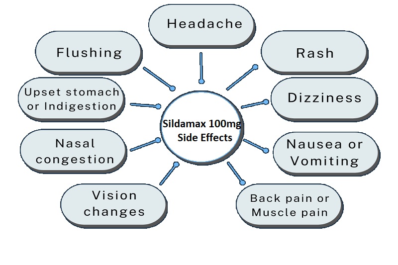 Sildamax 100 mg Side Effects